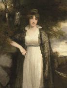 John Hoppner Portrait in oils of Eleanor Agnes Hobart painting